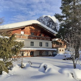 Ferien Bauernhof: Schneedecke im Winter auf dem Matzilerhof - Matzilerhof