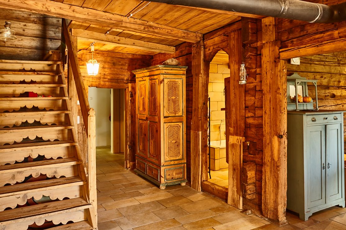 Ferien Bauernhof: Altholz überall im Nobahof - Nobahof am Wilden Kaiser