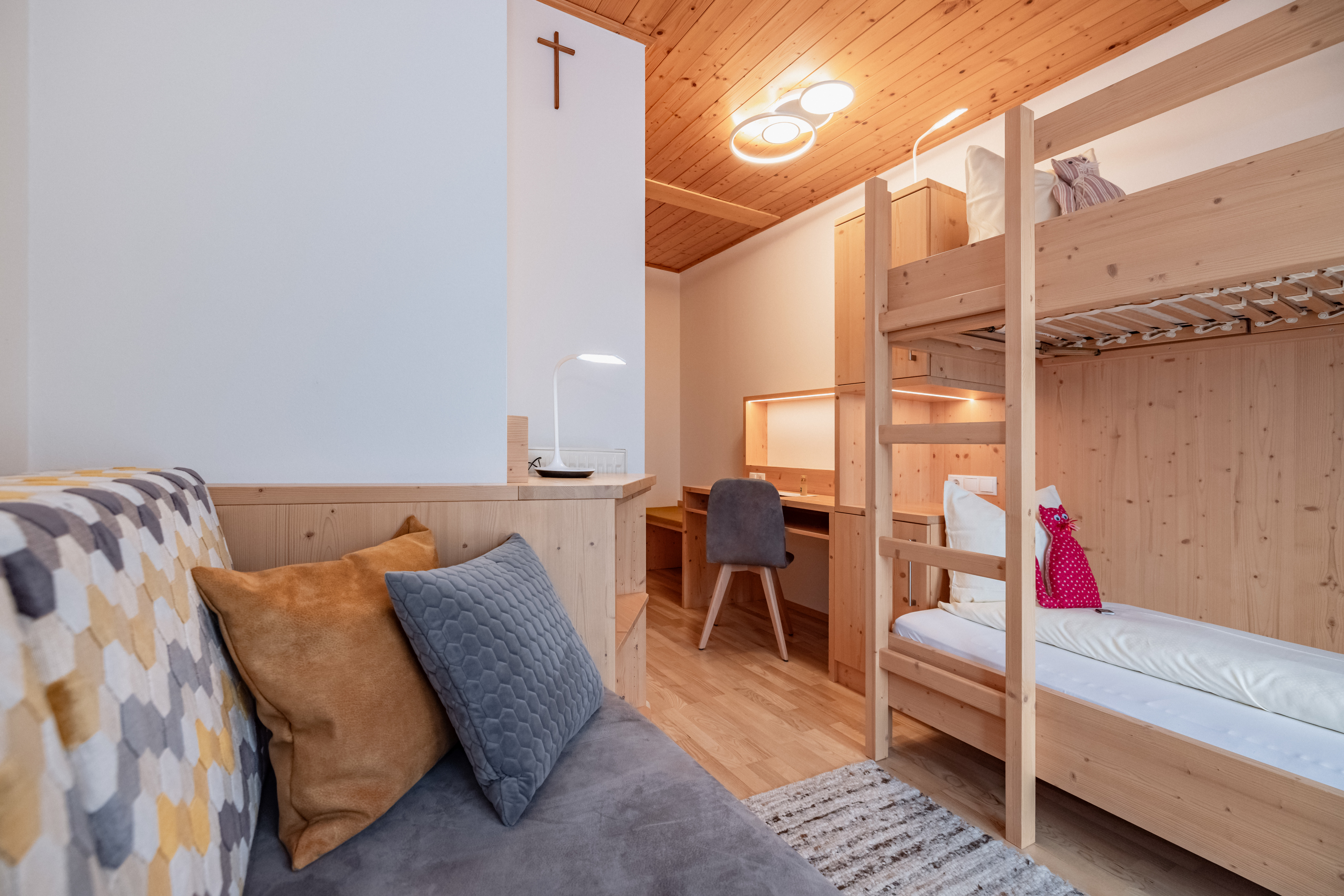 Ferien Bauernhof: Kinderzimmer Adlerhorst - Bio- und Vitalbauernhof Bacherhof - Soba