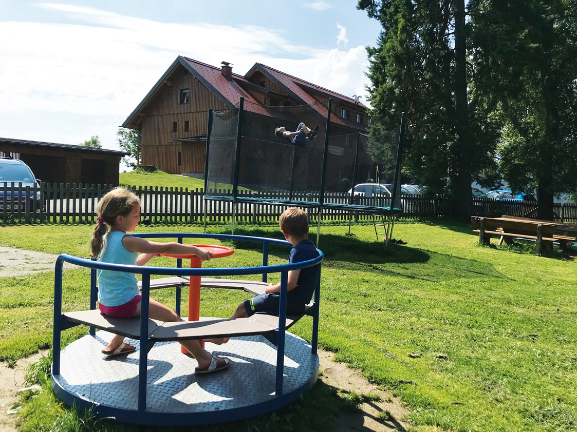 Ferien Bauernhof: Spielplatz - BIO - Hotel - Alpengasthof Koralpenblick