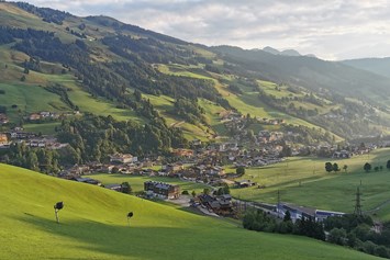 Ferien Bauernhof: Die morgendliche Aussicht ins Tal - Ferienwohnungen Perfeldhof