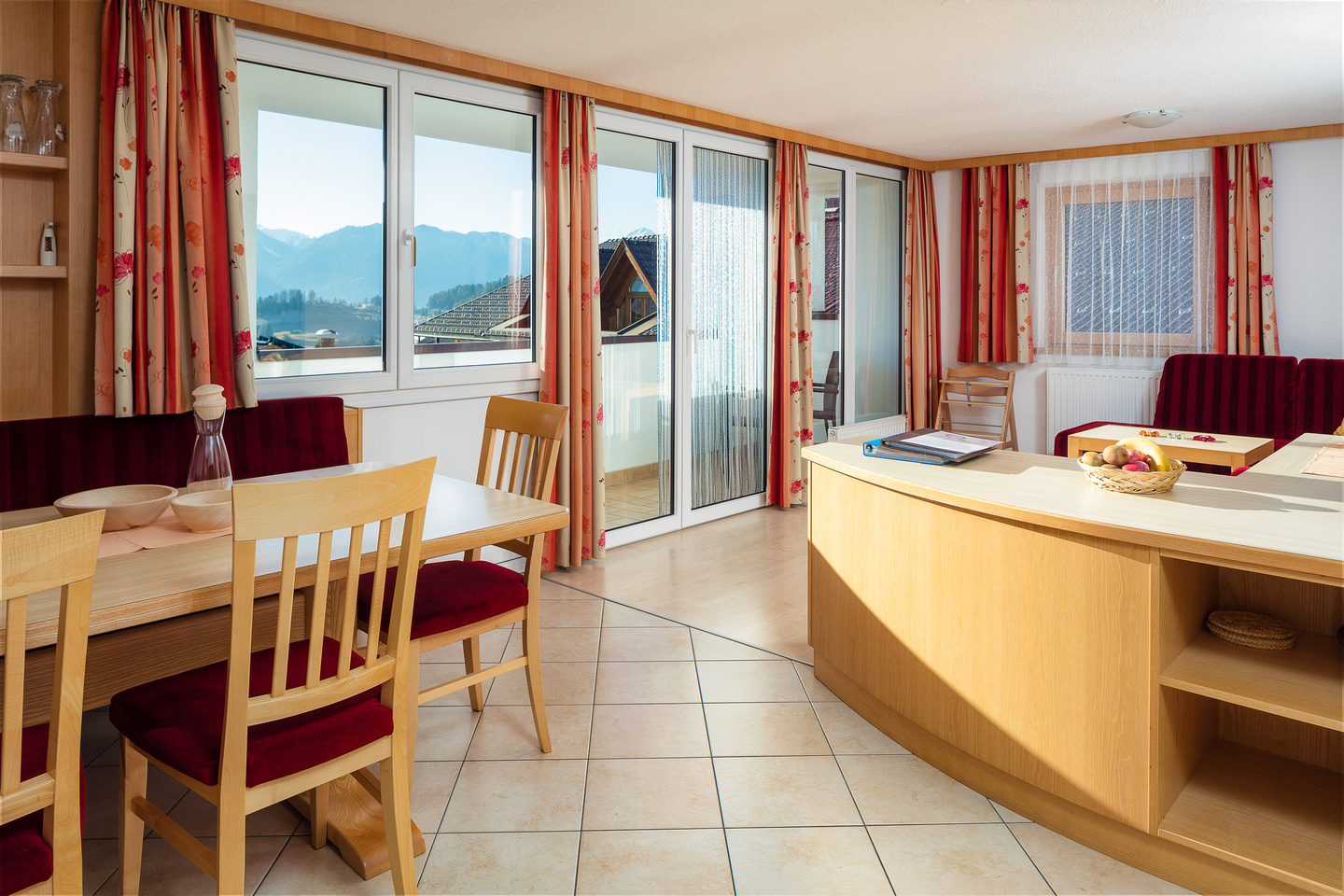 Schimpfösslhof Presentatie van de kamers Comfort appartement FROMMES