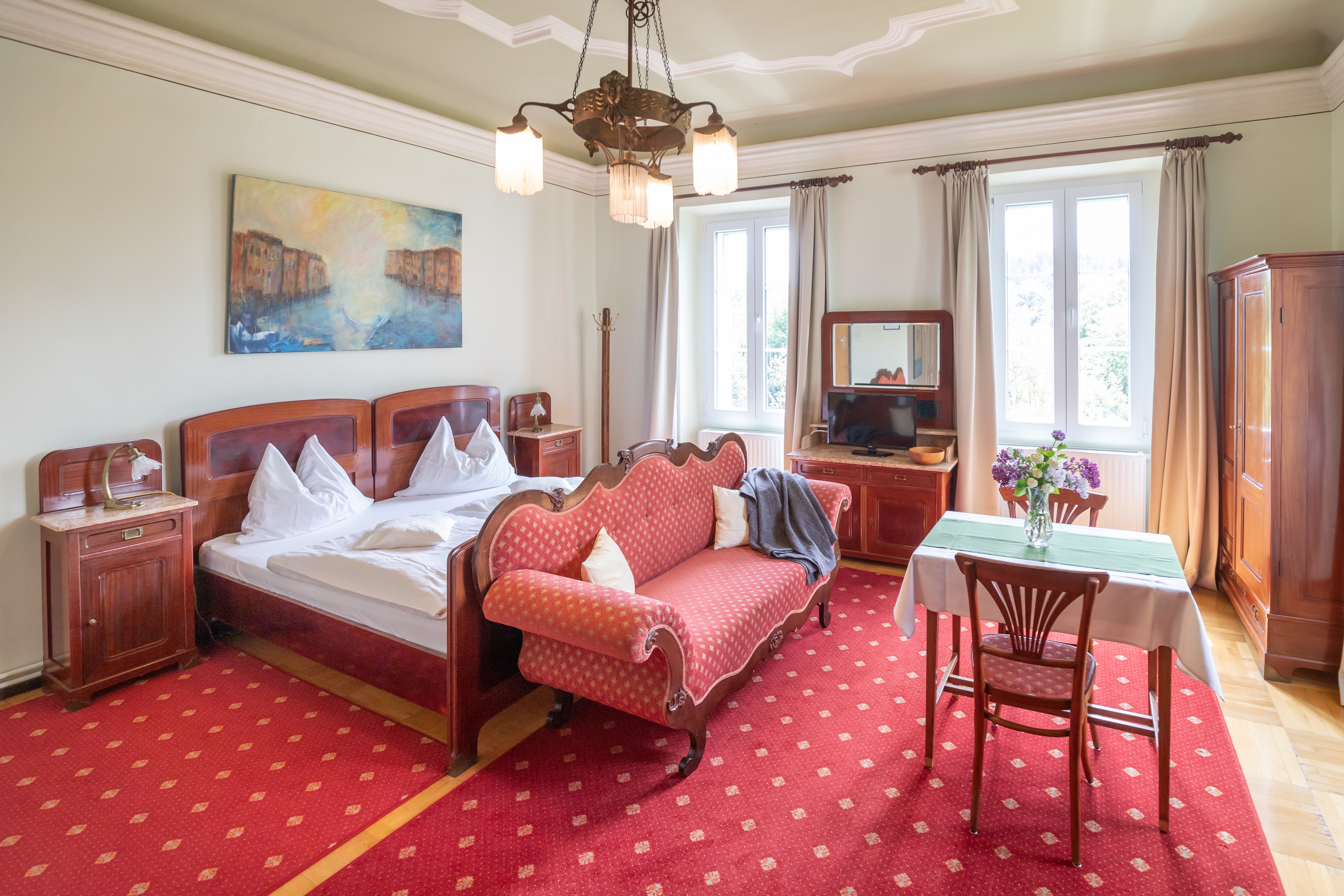 Schlossgut Gundersdorf Presentation of the rooms Double room