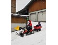 Ferien Bauernhof: Ausfahrt bei Schnee - Bauernhof Sonnenhuab 