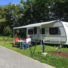 Ferien Bauernhof: Campingplatz mit eigenem Santitärgebäude - Weihersmühle