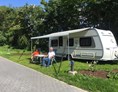 Ferien Bauernhof: Campingplatz mit eigenem Santitärgebäude - Weihersmühle