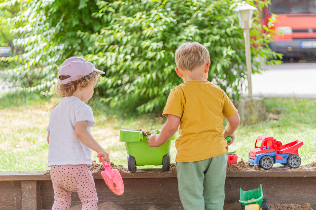 Ferien Bauernhof: Spielmöglichkeiten im Freien - Wellness Bauernhof Weihersmühle