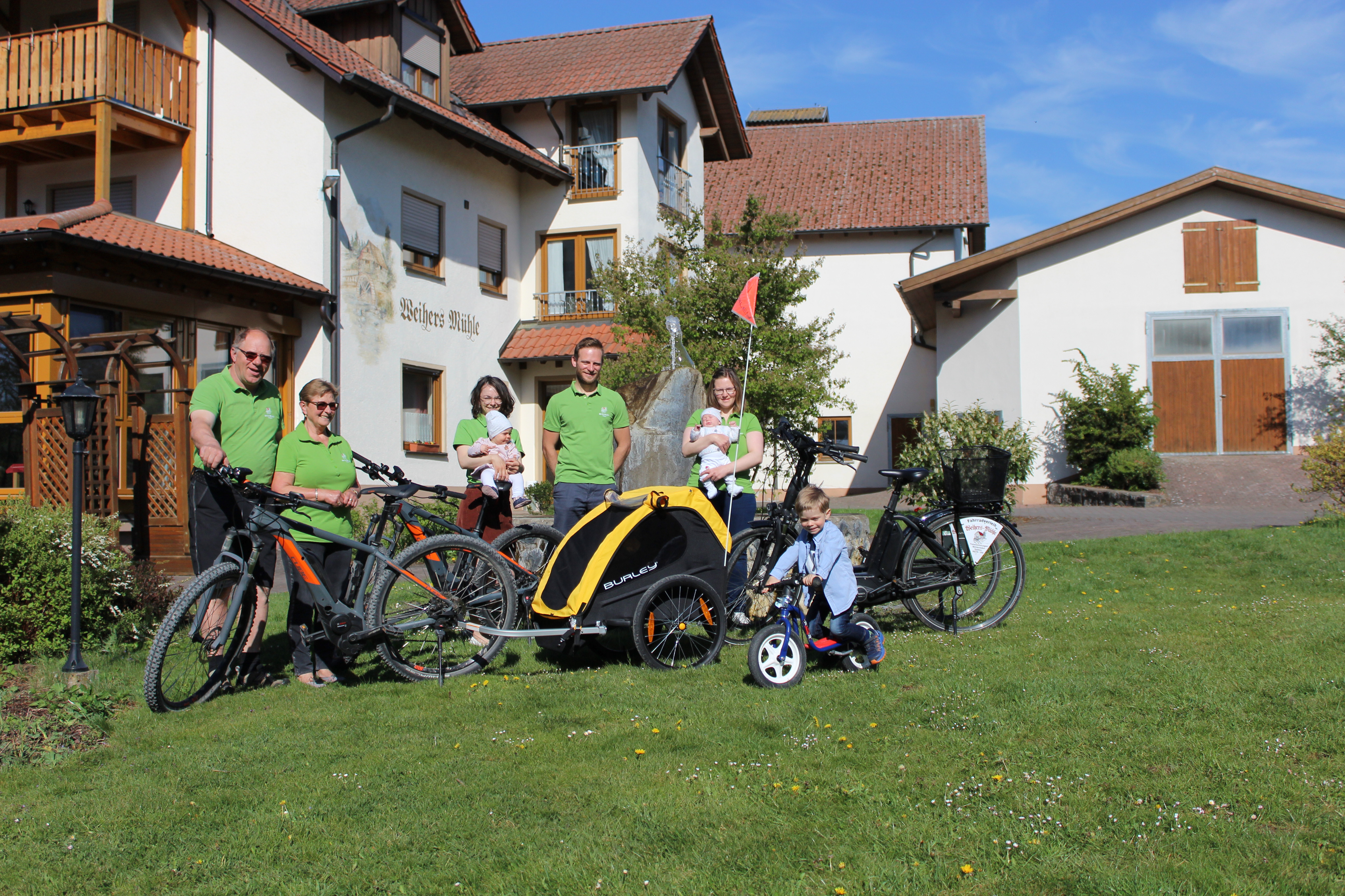 Wellness Bauernhof Weihersmühle ospite La famiglia Hückl