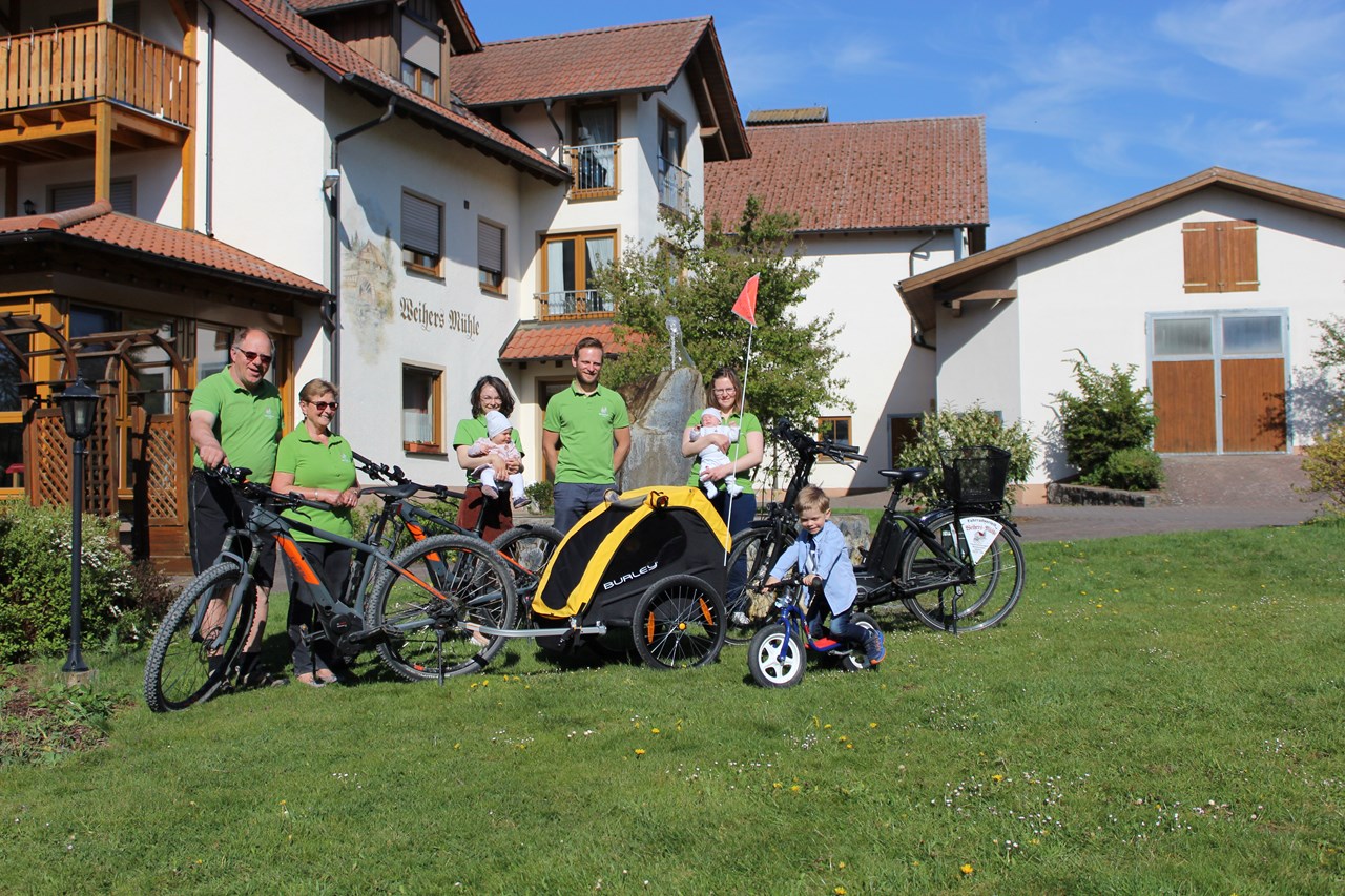 Wellness Bauernhof Weihersmühle ospite La famiglia Hückl
