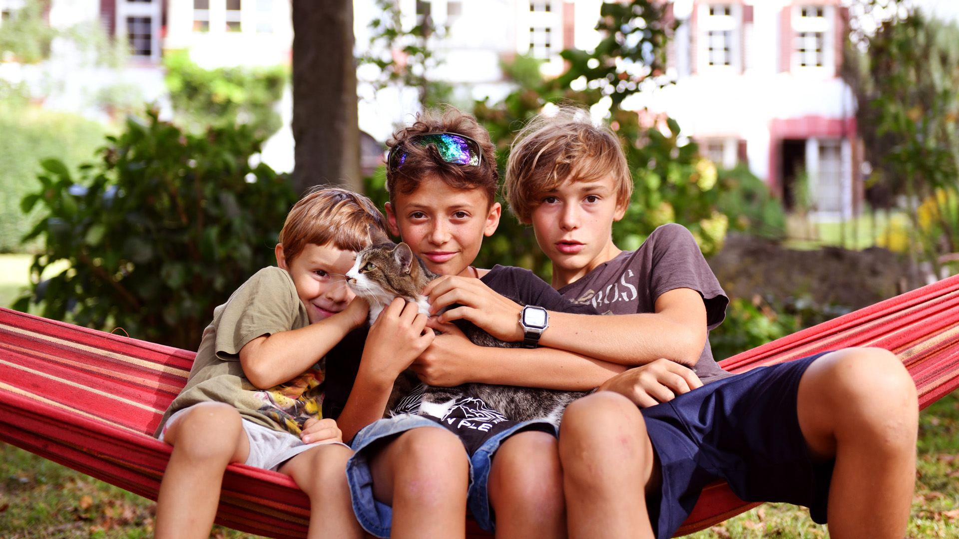 Ferien Bauernhof: Hängematte - Biogutshof Castel Campan