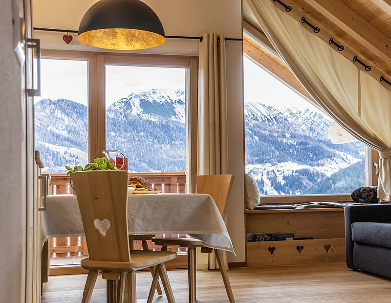 Ferien Bauernhof: Wohnung Mi amur - Lüch Picedac Apartments