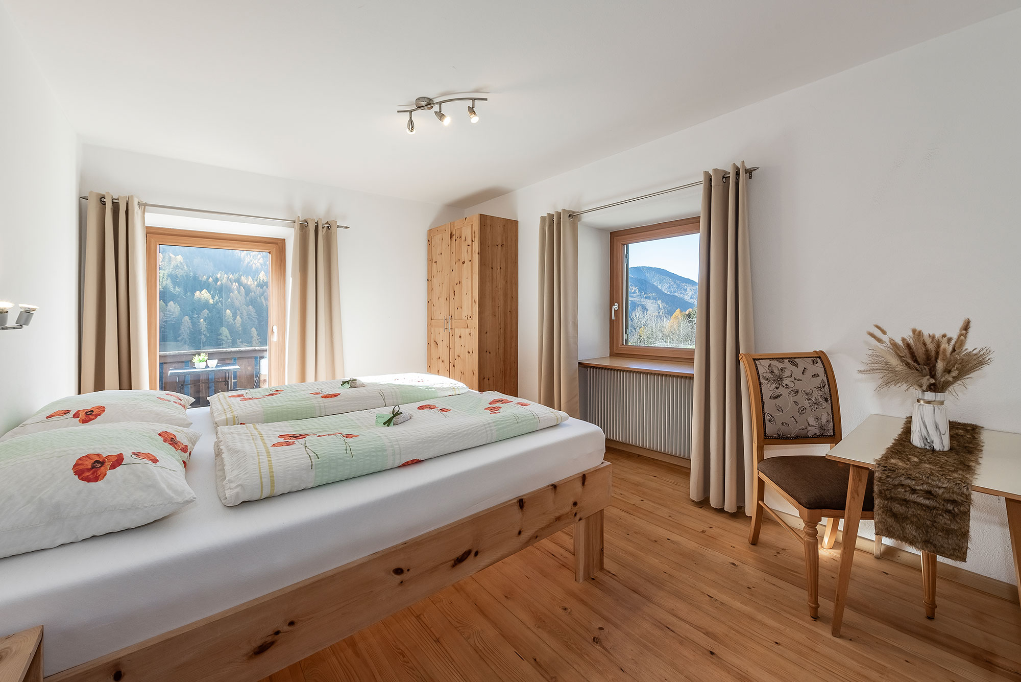 Austillerhof Presentatie van de kamers Panoramasuite Alpenglow