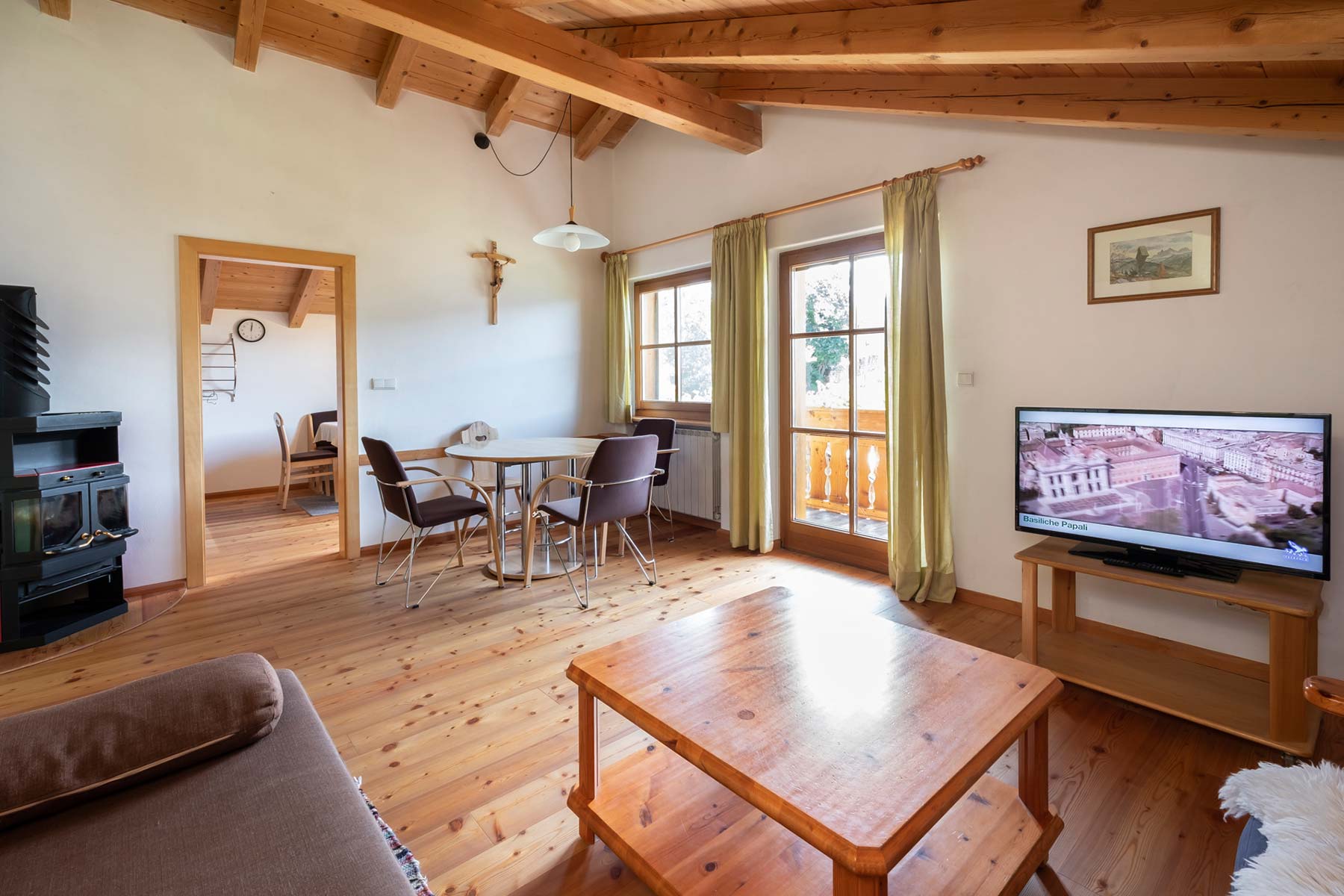 Thalerhof Feldthurns im Eisacktal Presentatie van de kamers Vakantiewoning Lavendel