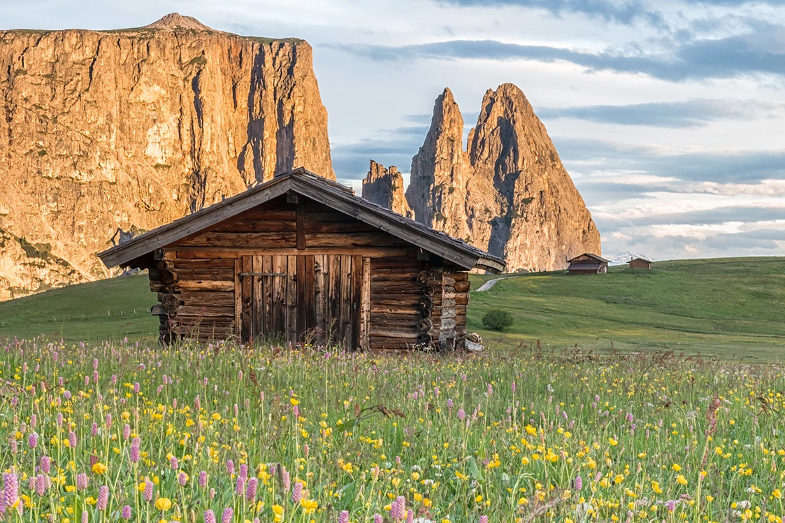 Ferien Bauernhof: Seiser Alm Sommer: Mittendrin und doch fernab der Hektik
Die Dolomitenregion Seiser Alm liegt in der Nähe von Südtirols Landeshauptstadt Bozen. 300 Sonnentage im Jahr, das milde Klima und die verschiedenen Höhenlagen machen die Dolomitenregion Seiser Alm zum idealen Ziel für einen Sommerurlaub in Südtirols Dolomiten. Moderne Bergbahnen und gute Busverbindungen sorgen dafür, dass Sie im Sommerurlaub rund um die Seiser Alm mobil bleiben. - Binterhof