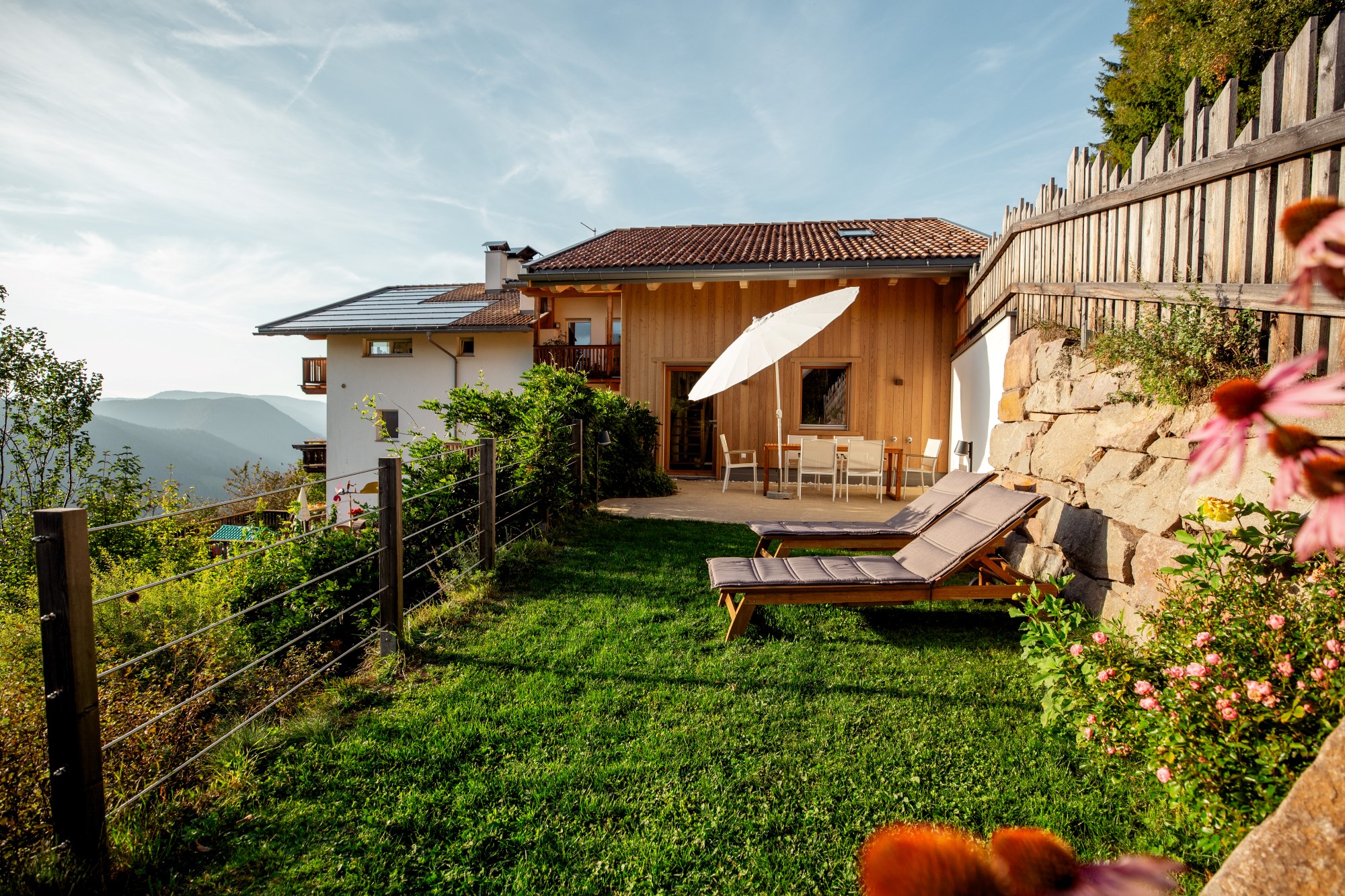 vacanza in fattoria - Frühstück - Die Aussicht genießen  - Grotthof 