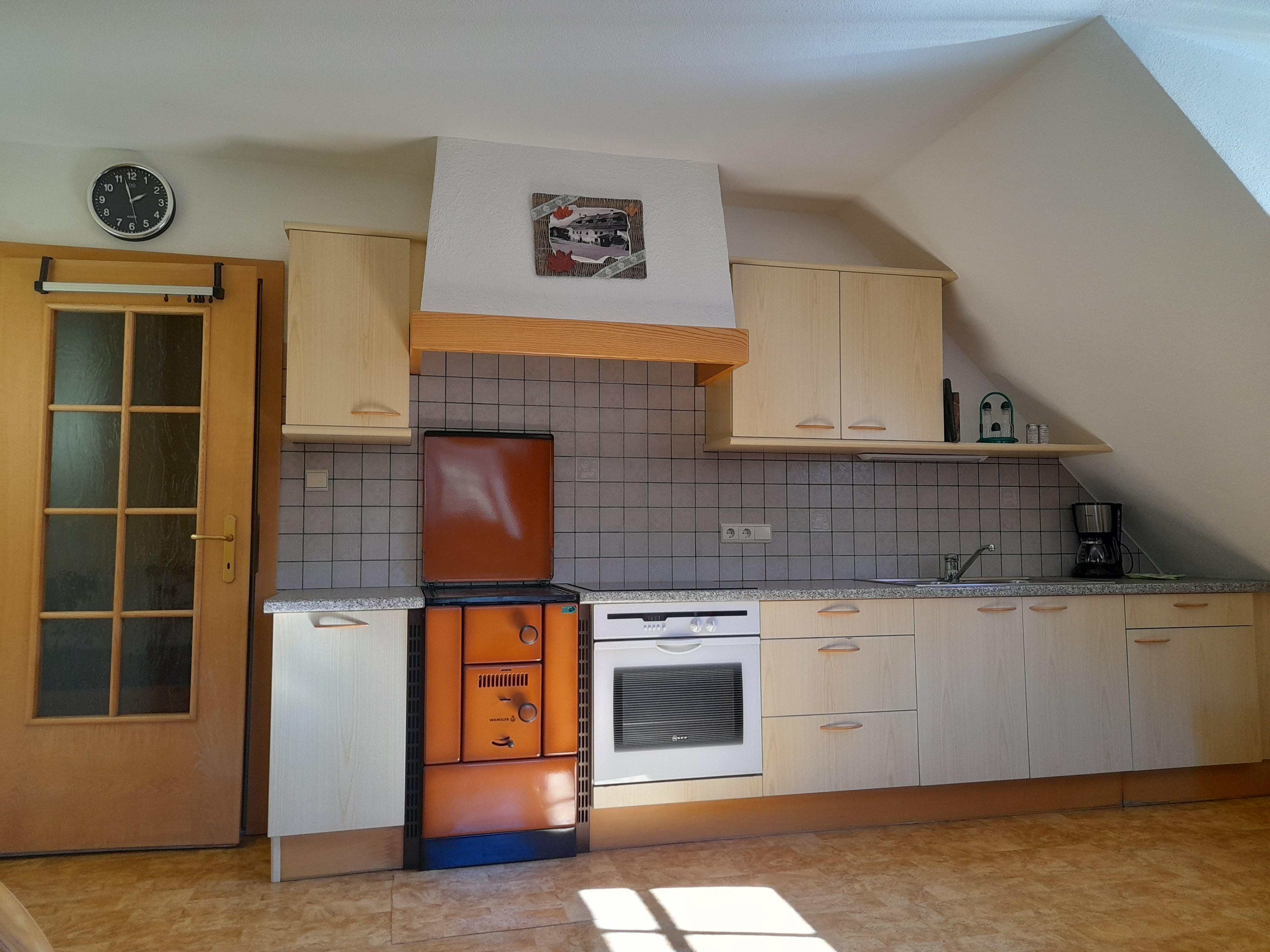 Ferien Bauernhof: Küche Wohnung 1 - Ferienwohnungen Oberwieserhof