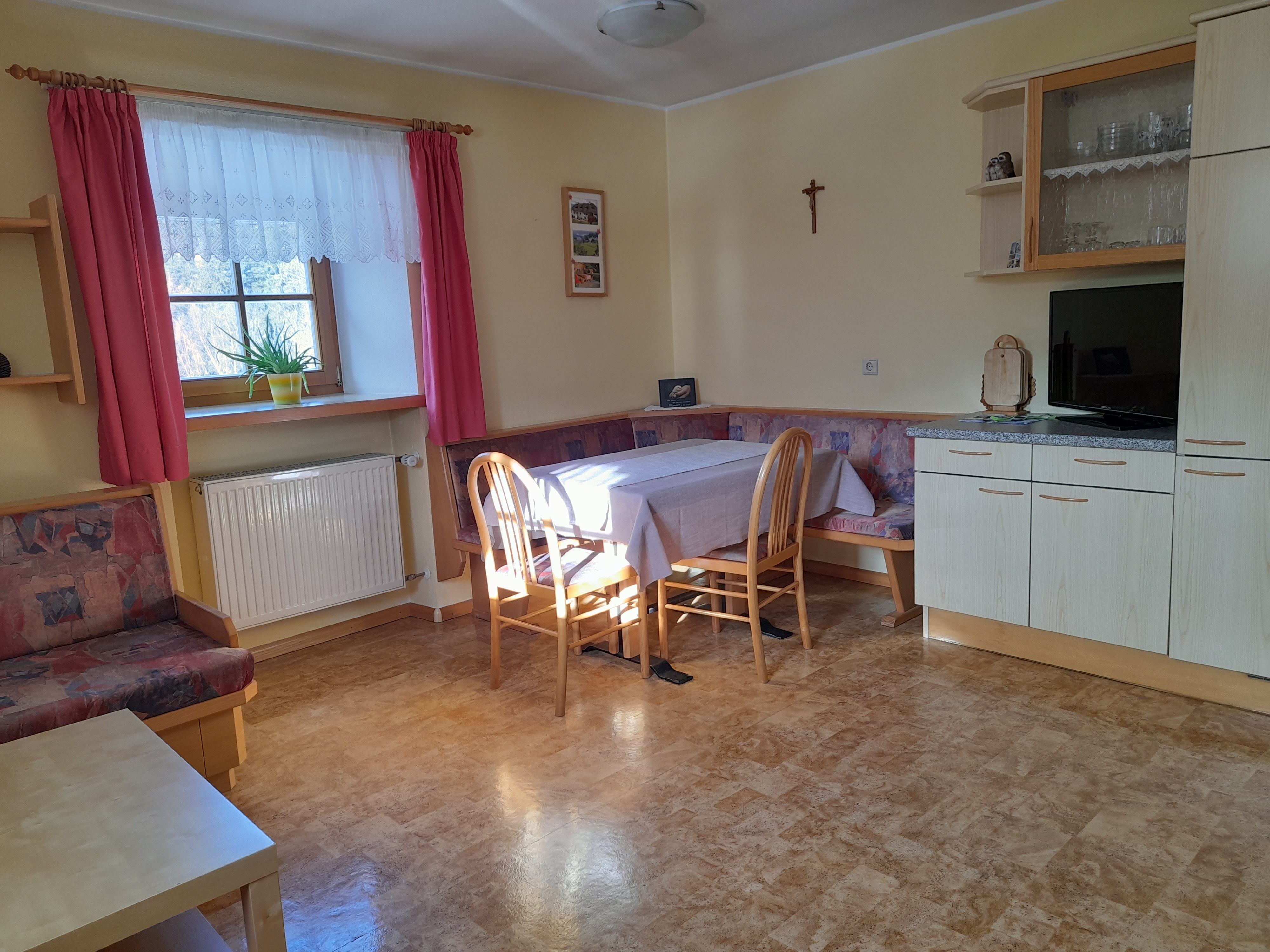 Ferien Bauernhof: Küche Wohnung 1 - Ferienwohnungen Oberwieserhof