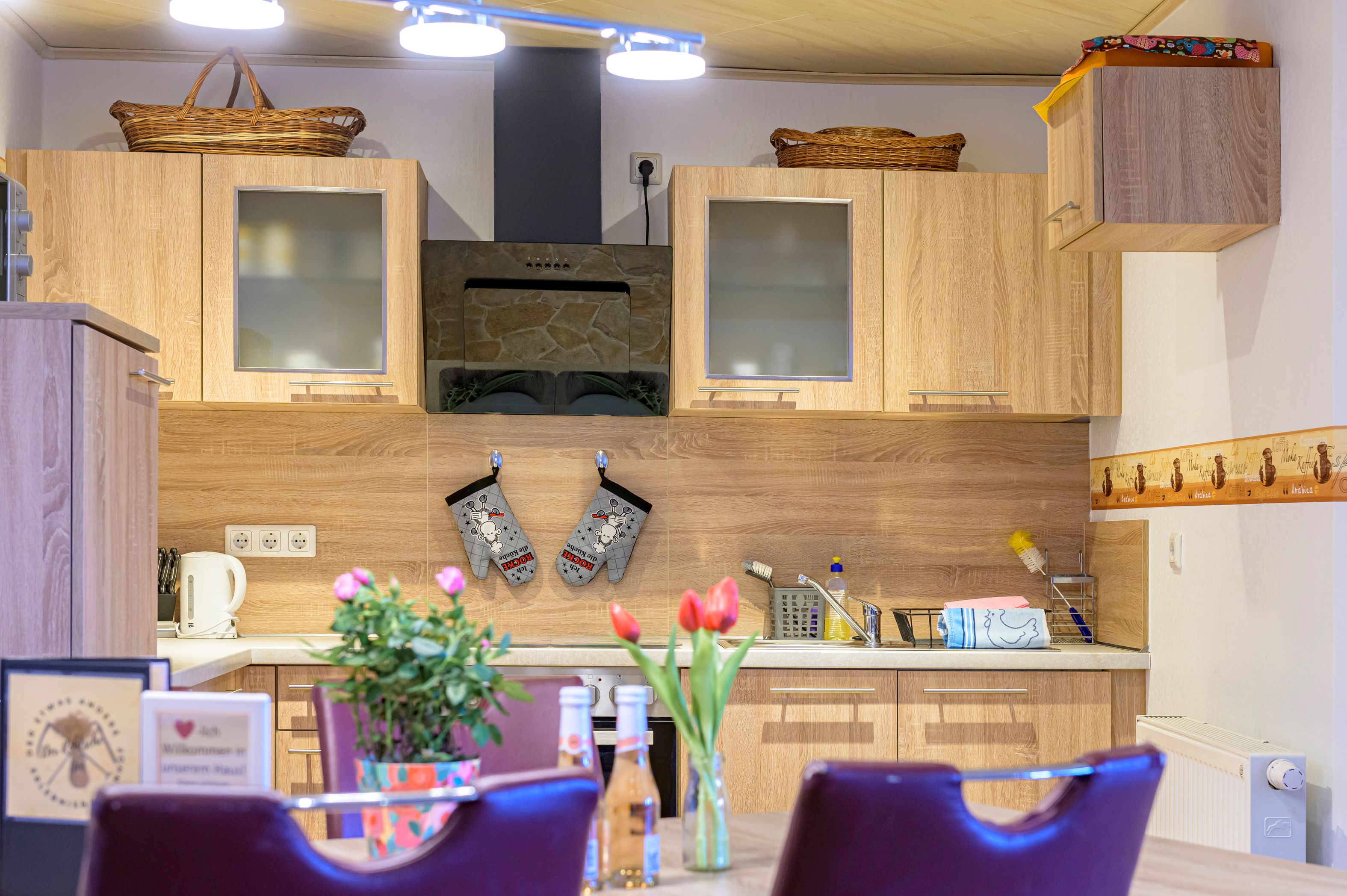 Ferien Bauernhof: Ferienwohnung 3 - Küche - Der Röhlsche Hof