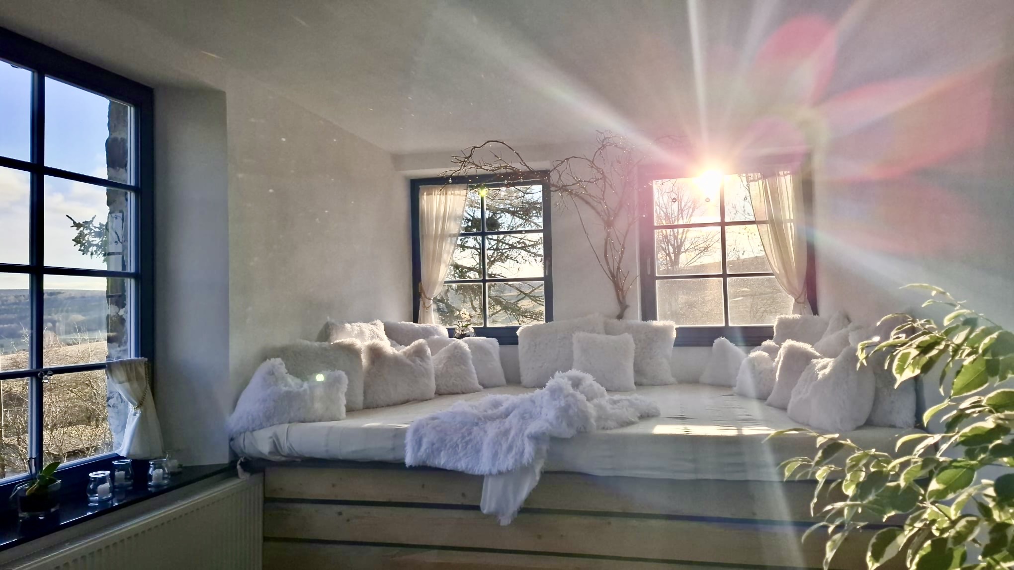 Ferien Bauernhof: Burgbauernhof am Katzenstein