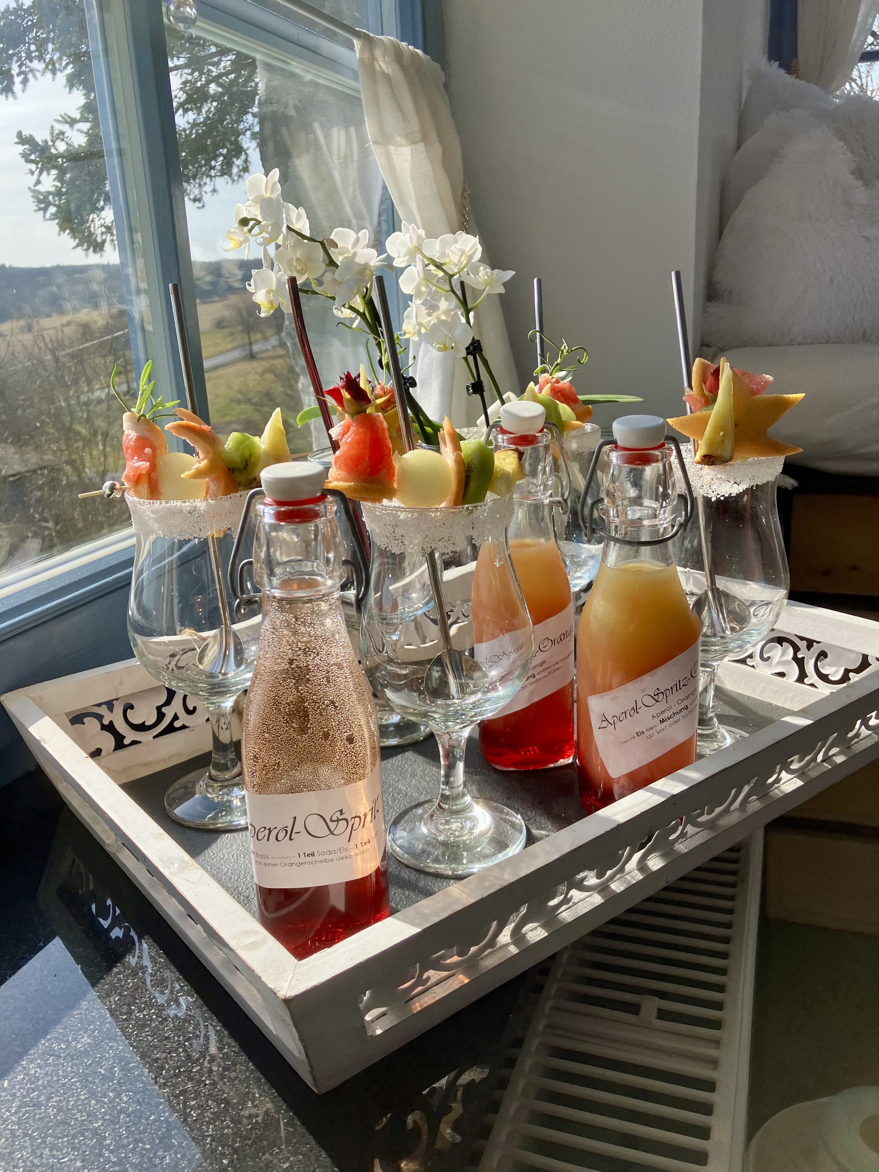 Ferien Bauernhof: Cocktails im Wellnessbereich - Burgbauernhof am Katzenstein