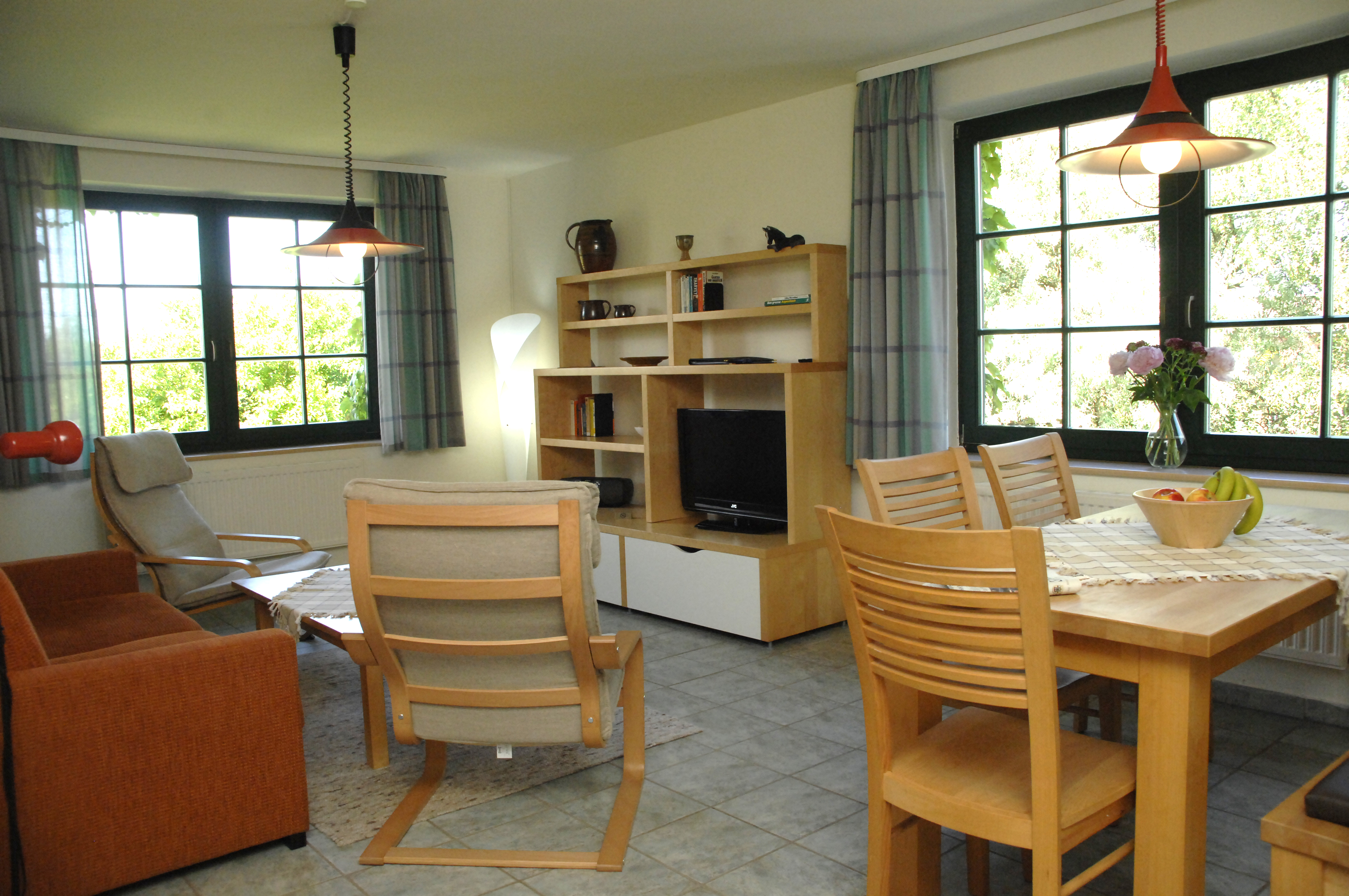 Bernsteinland Hirschburg Presentatie van de kamers Appartementen wonen voorbeeld 1