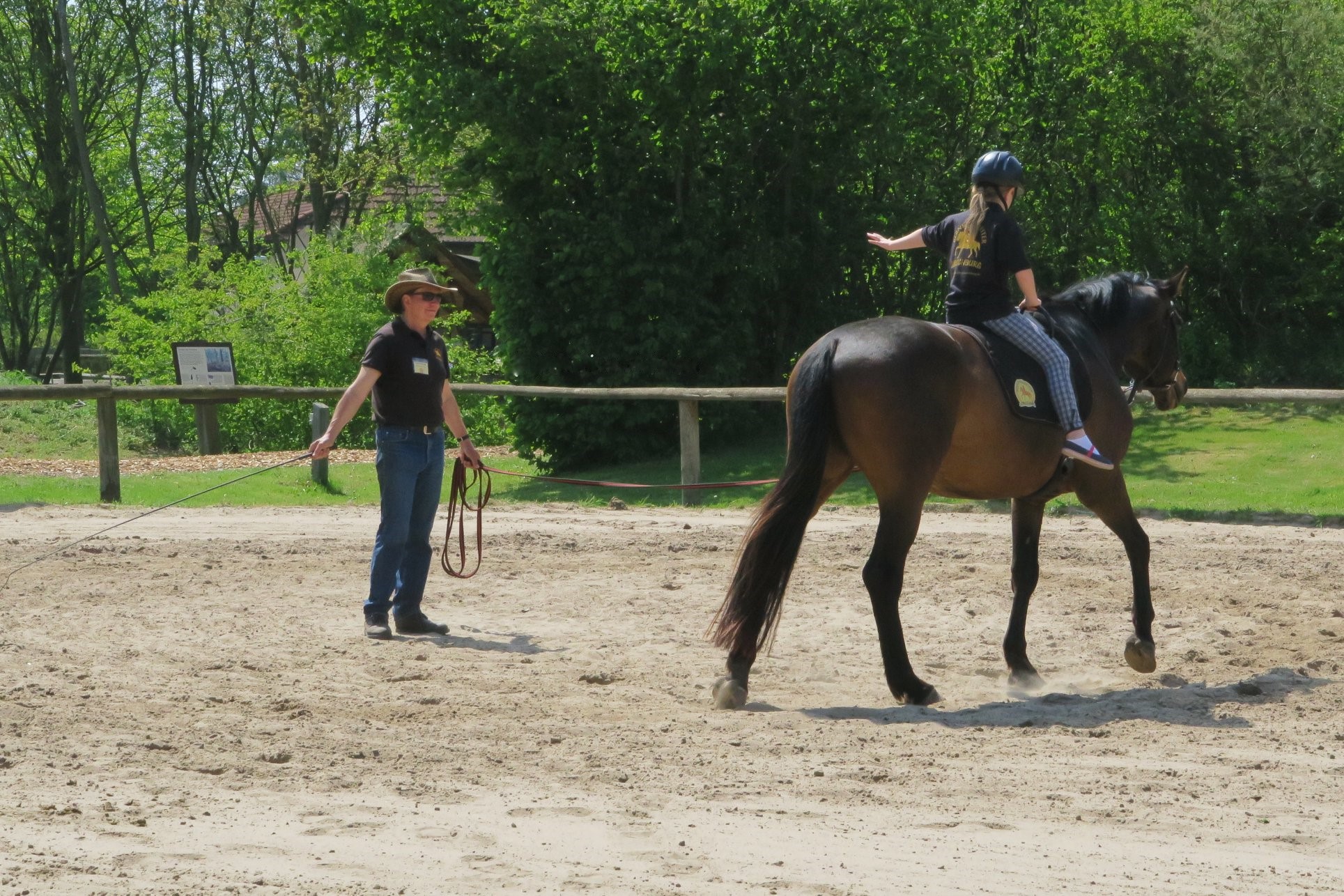 Ferien Bauernhof: Reitunterricht für Anfänger und Fortgeschrittene - Bernsteinland Hirschburg