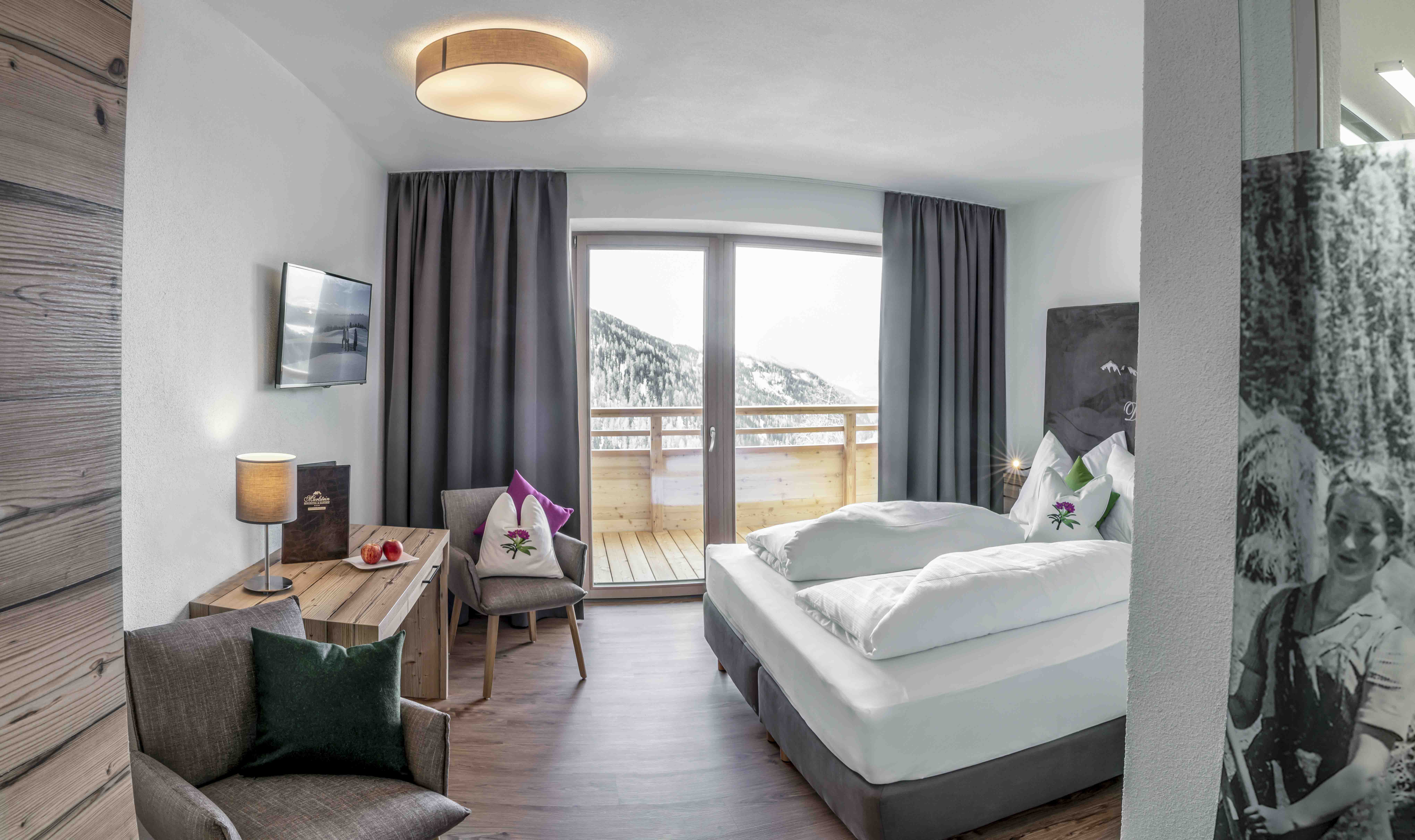 Ferien Bauernhof: Unsere Zimmer Alpenrose - Berghotel & Gasthof Marlstein