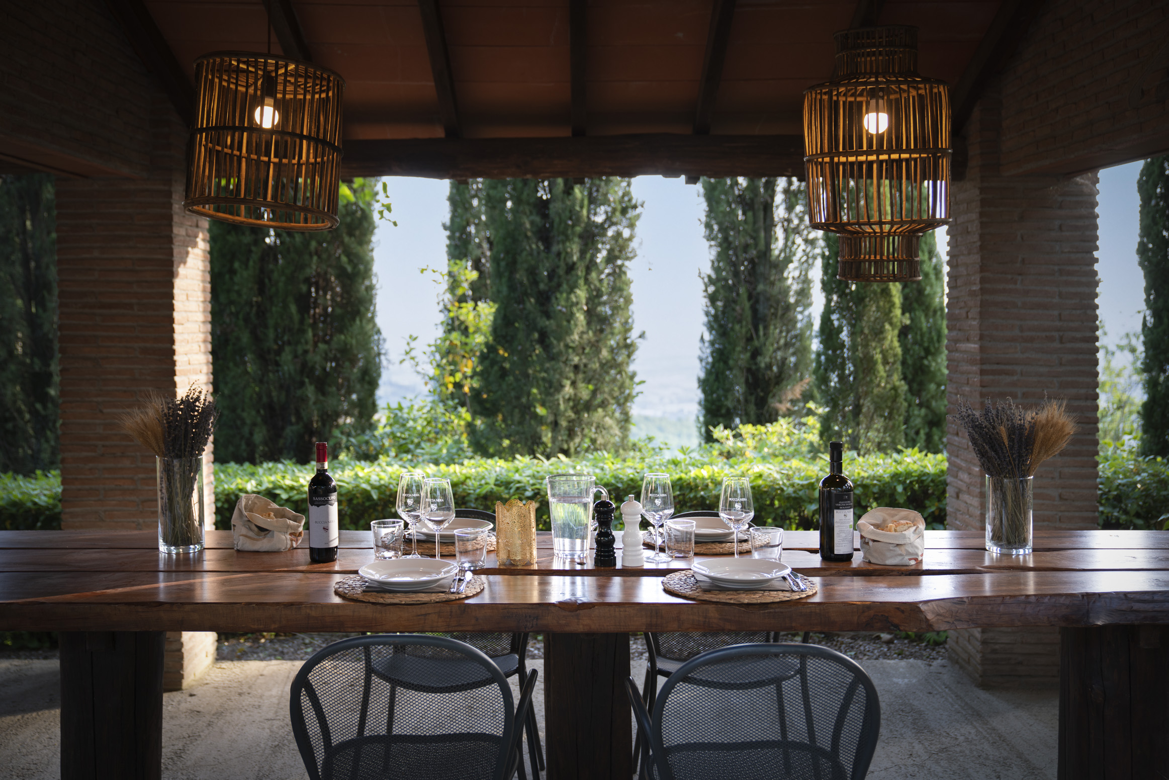 Ferien Bauernhof: Barbecue area - Buccia Nera