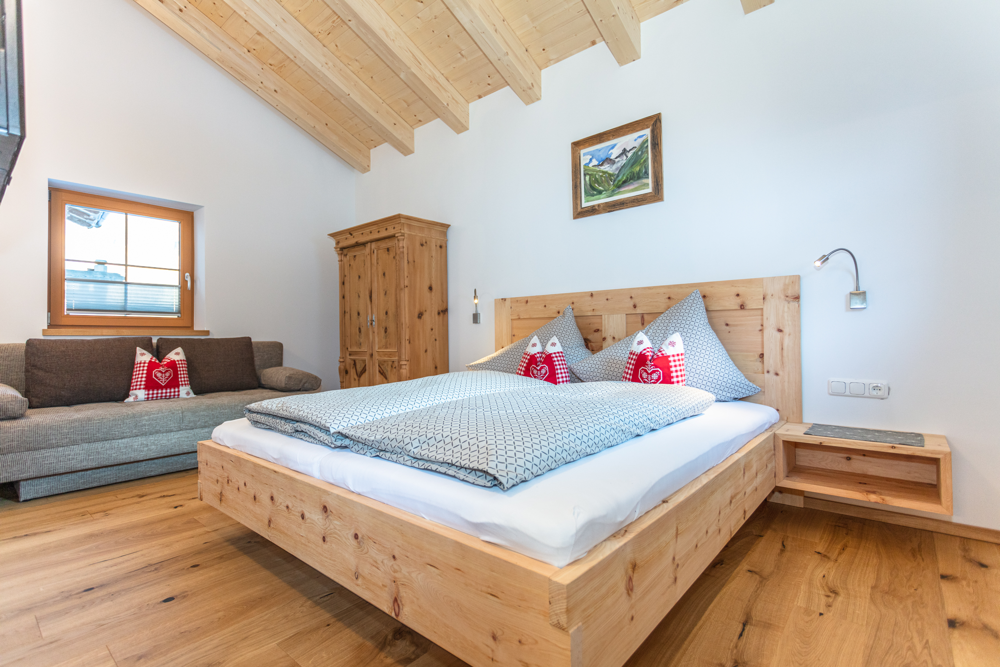 Hauserhof Vorstellung der Zimmer Appartement Alpenrose