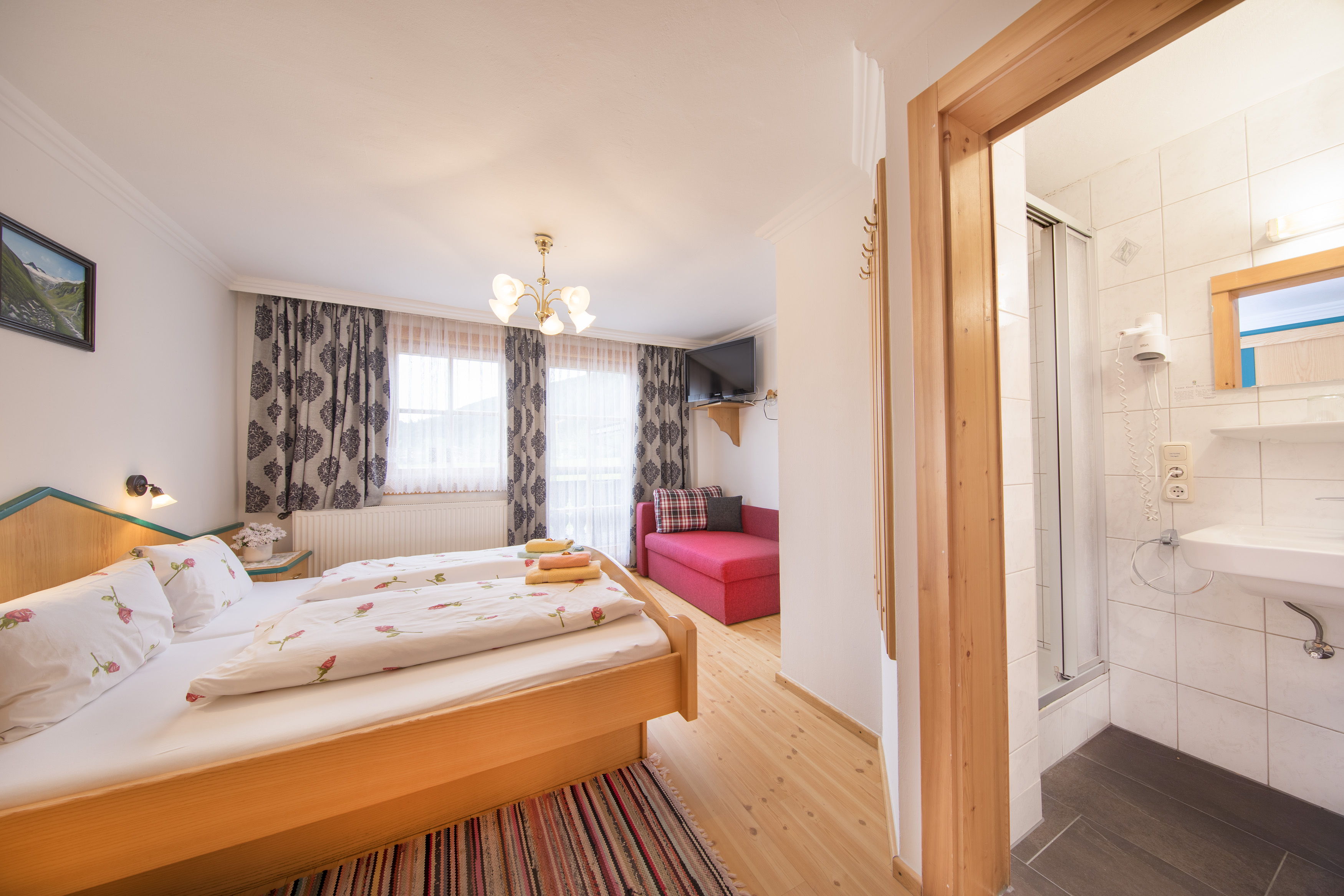 Hauserhof Vorstellung der Zimmer Doppelzimmer Zwölferblick