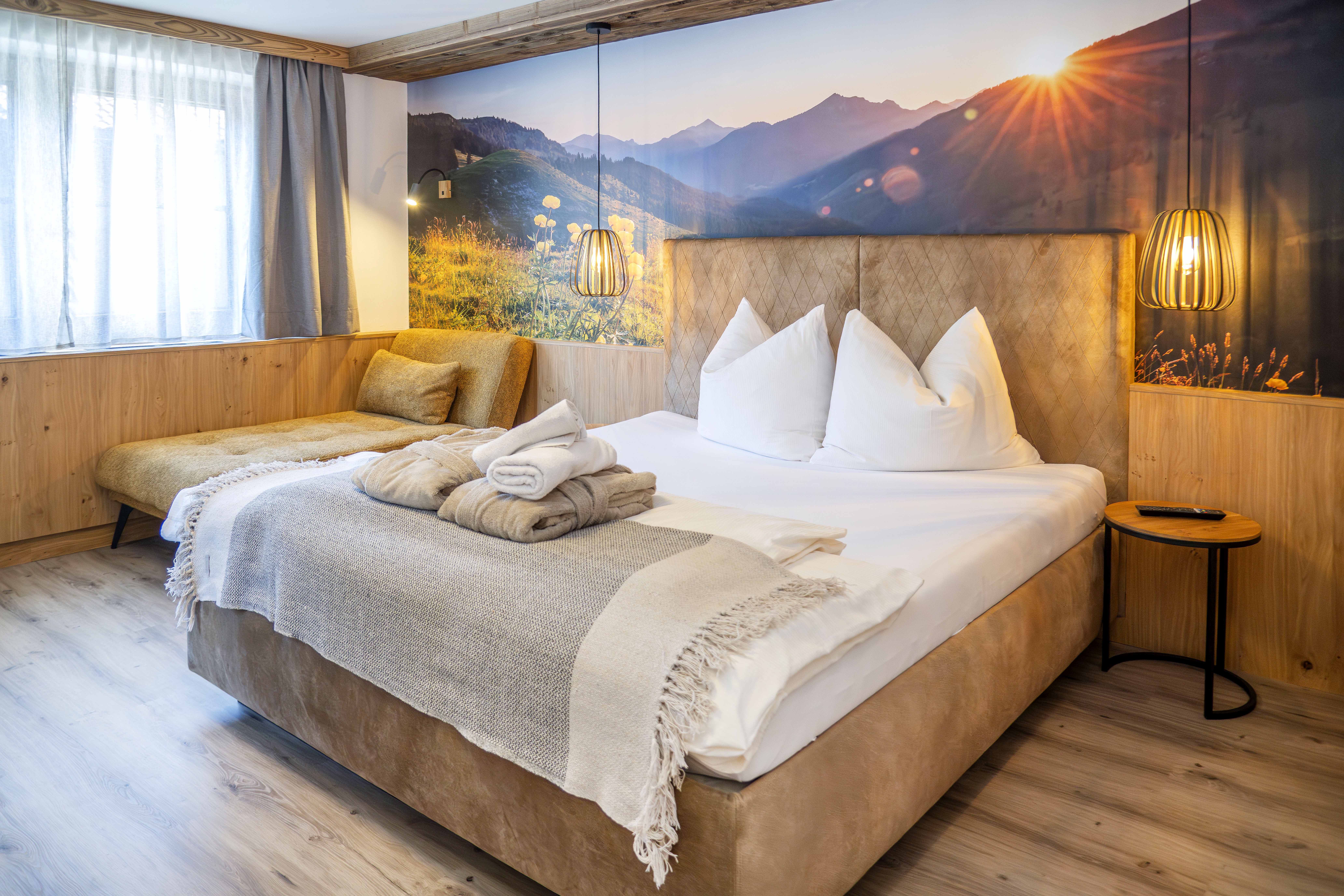 Ferien Bauernhof: Schlafzimmer Apartment Tenne
 - Schustererhof