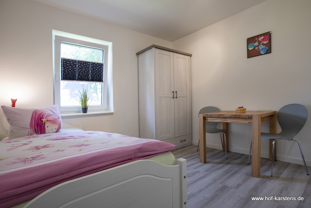 Ferien Bauernhof: Kinderschlafzimmer - Ferienhof Karstens