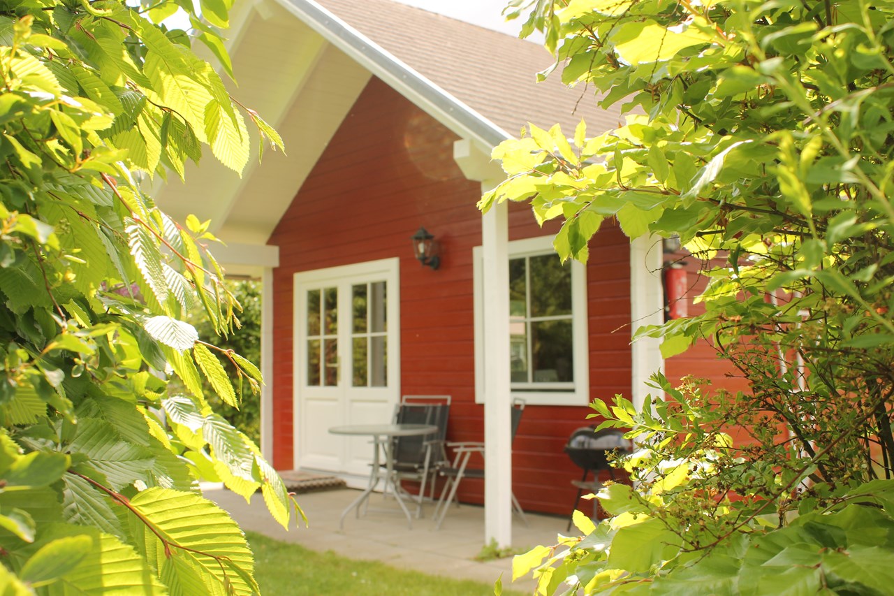 Ferienhof am See Presentatie van de kamers 3 blokhutten voor elk 4 personen