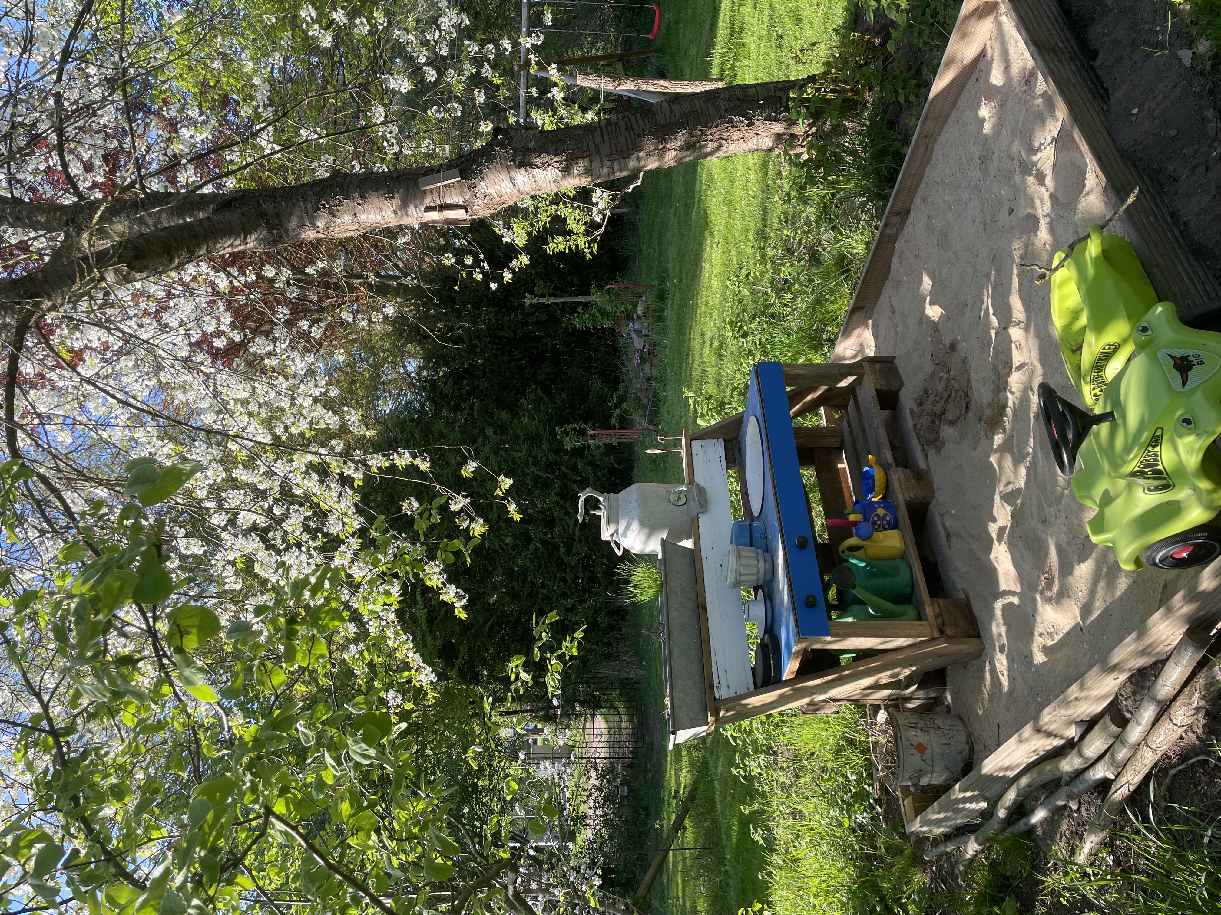 Ferien Bauernhof: Matschküche für die Kleinen - Ferienhof Rauchhaus - Espace extérieur, Été