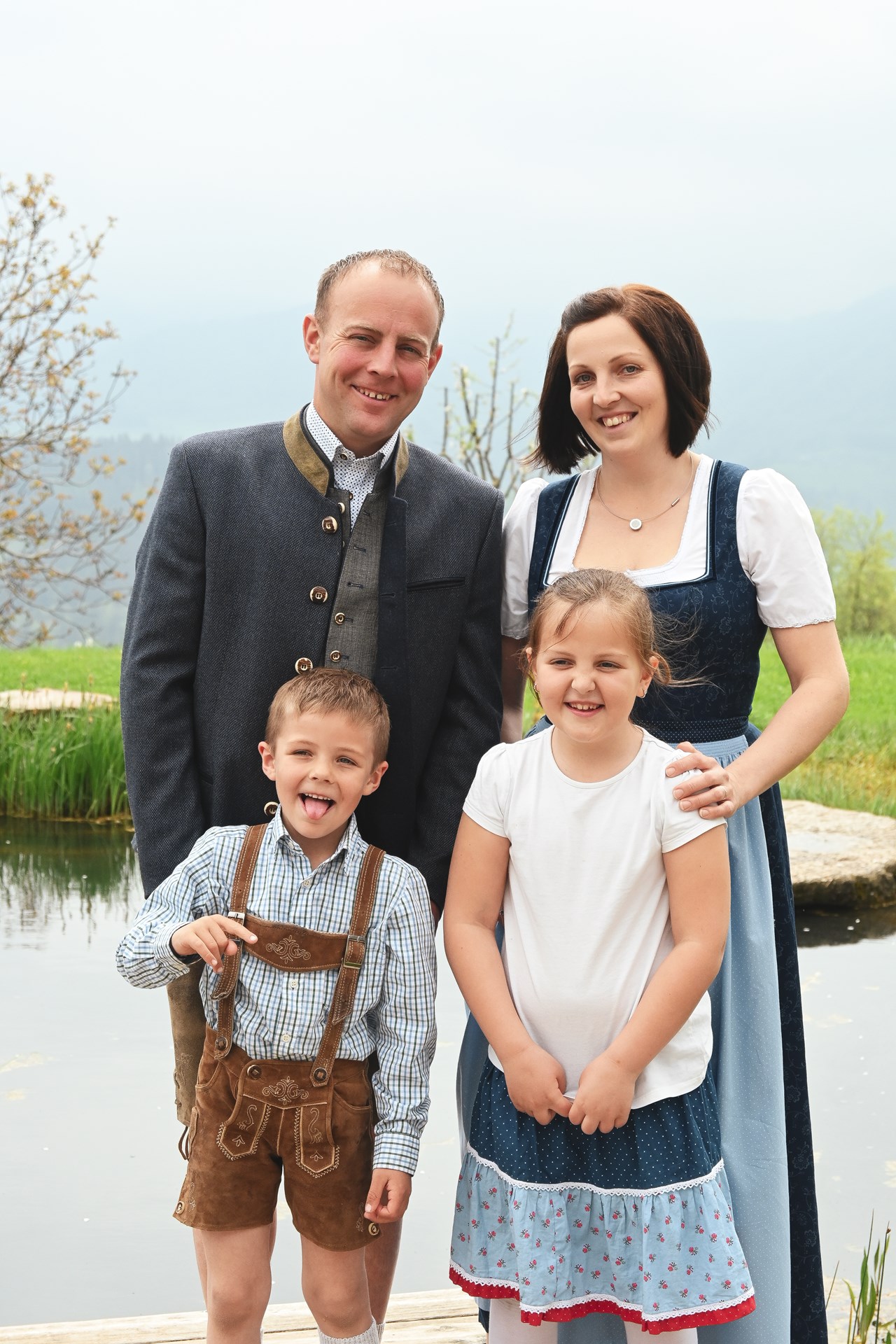 Kornihof domaćin Obitelj Korntheuer