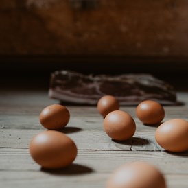 Ferien Bauernhof: Eier und Speck, zum Frühstück vielleicht? - Gogerer Hof