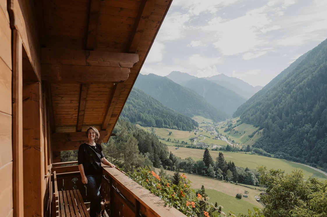 Ferien Bauernhof: Balkon der Ferienwohnung Claus - Gogerer Hof