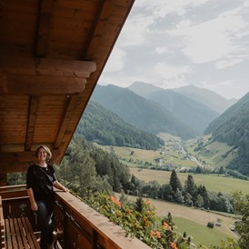Ferien Bauernhof: Balkon der Ferienwohnung Claus - Gogerer Hof