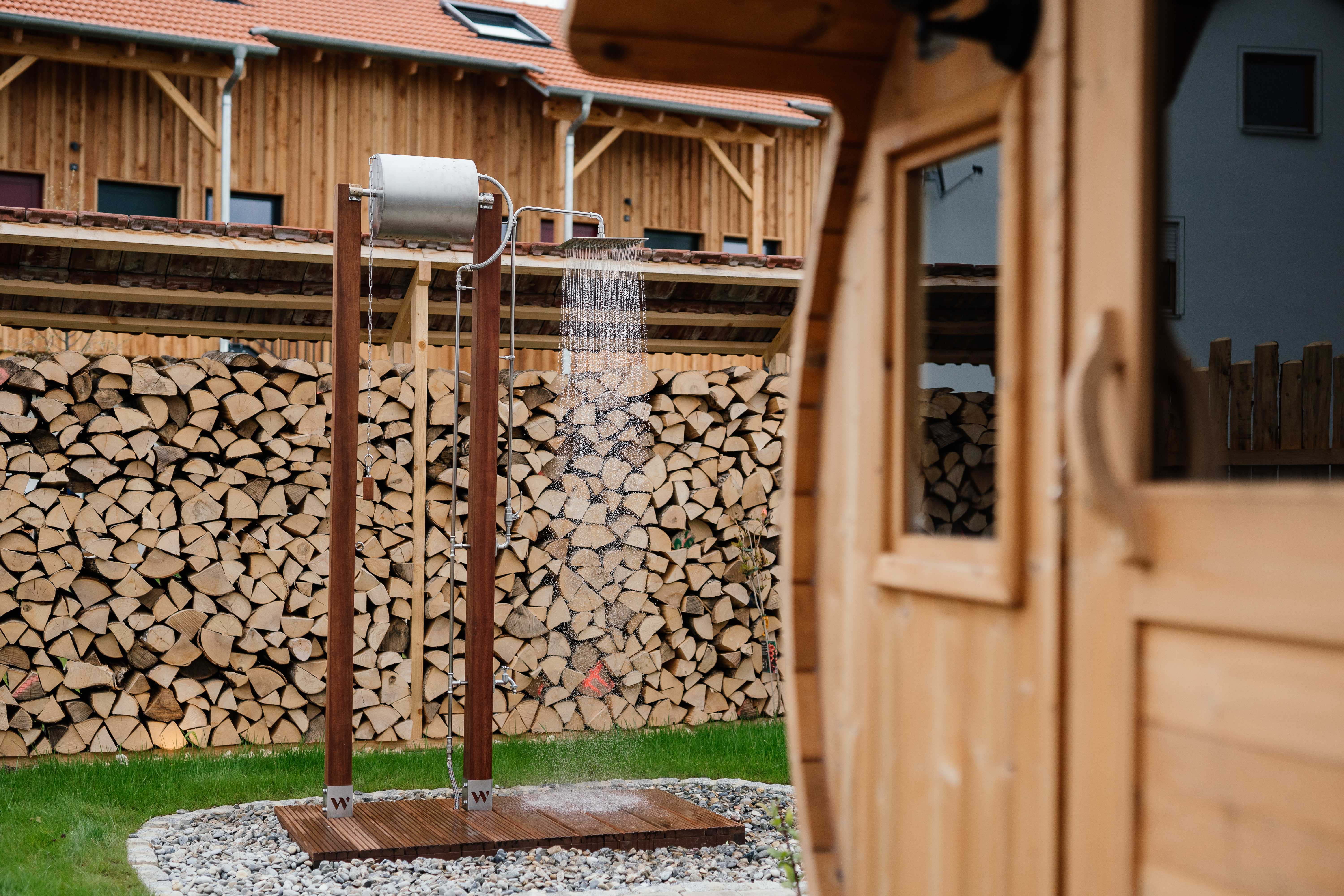 odmor na imanju - erreichbar mit: Auto - Saunabereich mit Regendusche und Kübel - Raschbrunnenhof - Ökolandbau & Erholung