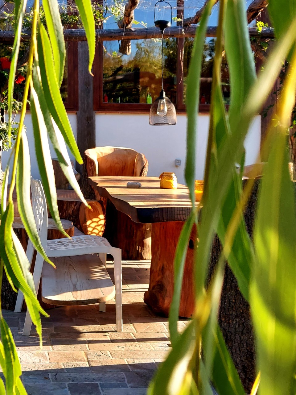 Urlaub auf dem Bauernhof - Schwimmen - Unsere Pergola lädt zum Verweilen und Geniessen ein... - Agriturismo Casa Bivignano - Toskana