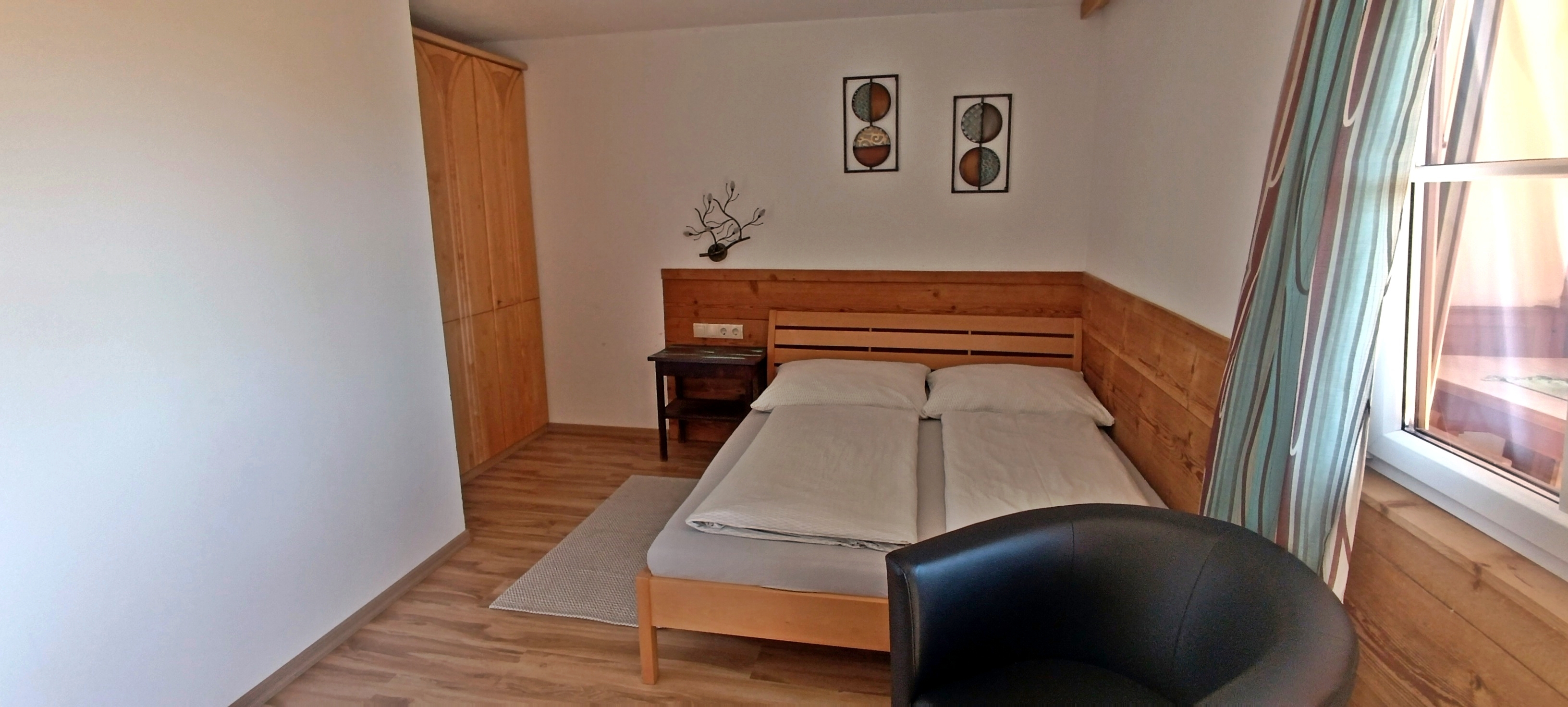 Ferien Bauernhof: Schlafzimmer Ferienhaus am Hof - Hochgattern