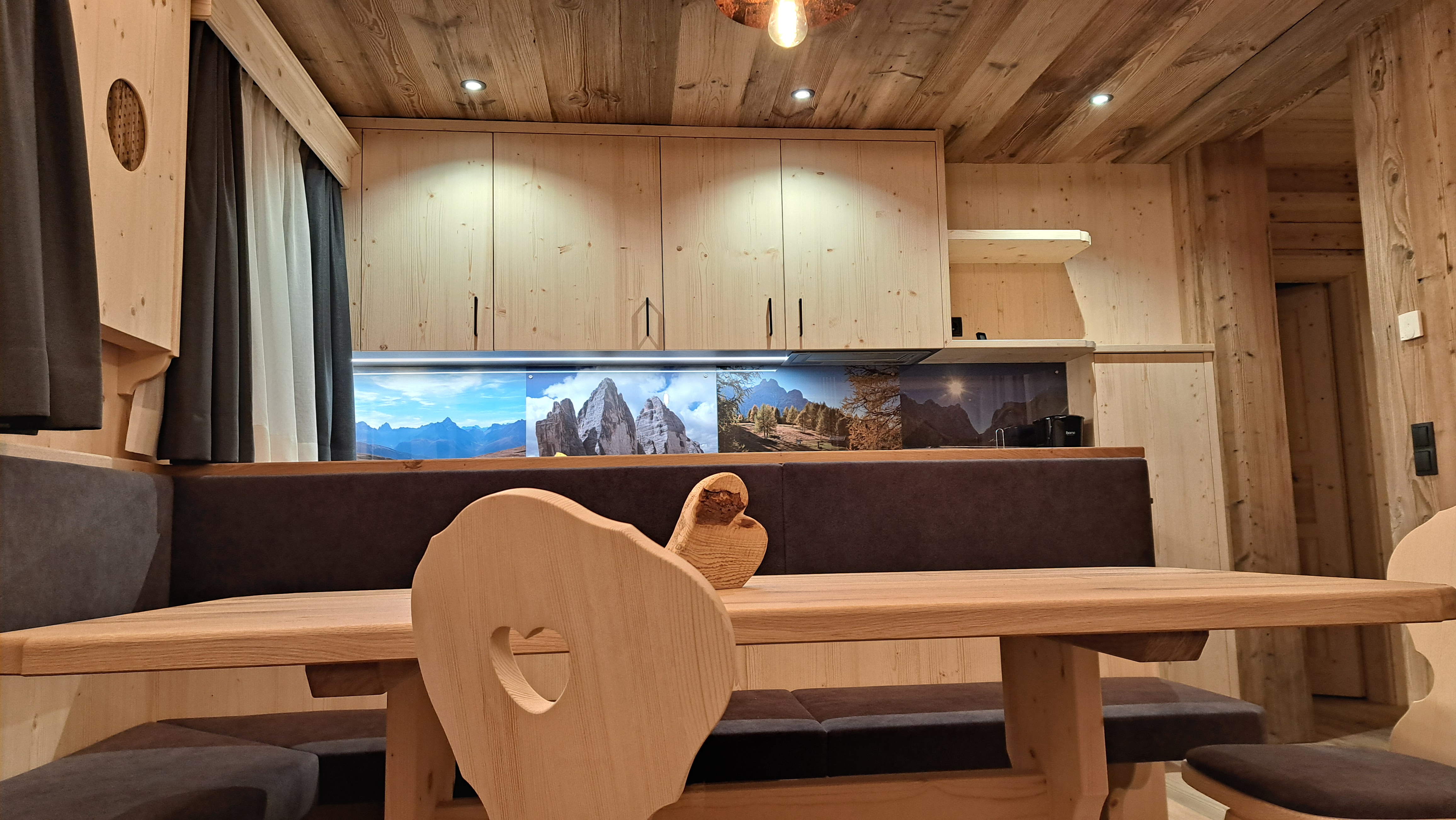 Ferien Bauernhof: Wonbereich/Küche - Kuenerhof - Chambre