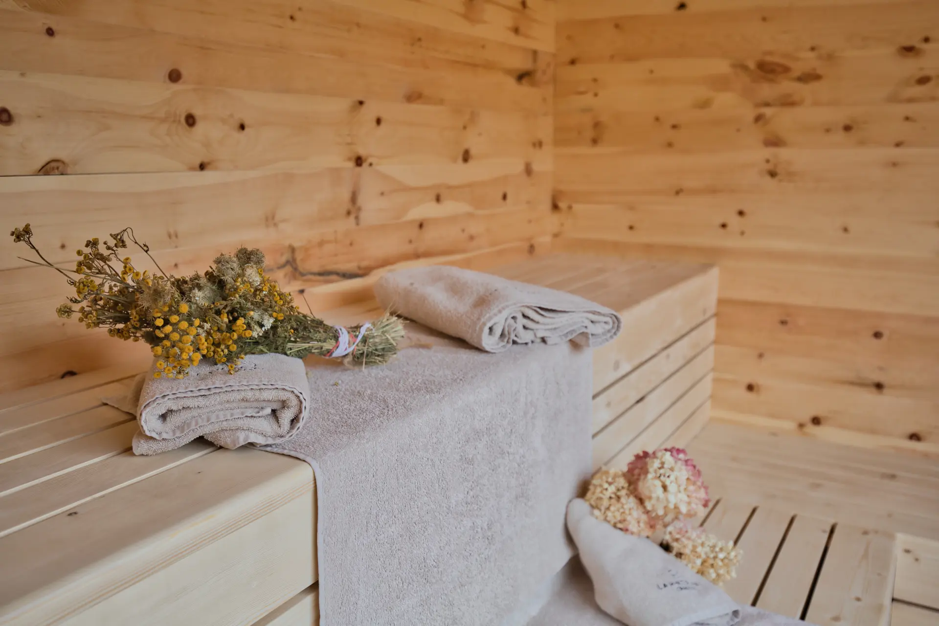 vacances à la ferme - Pustertal - Sauna im Lahnerhof Chalets - Lahnerhof Chalets