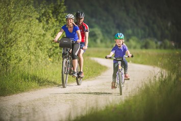 Ferien Bauernhof: Radl-Touren ab Haus.
Gratis Leihfahrräder sind vorhanden. - Familotel Landgut Furtherwirt