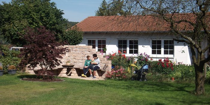 Urlaub auf dem Bauernhof - Lagerfeuerstelle - Mechels Hof